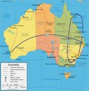 Route Around Australia
