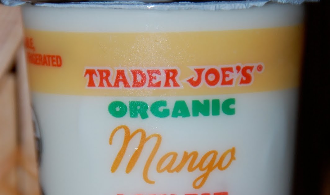 What my kids are eating Trader Joe's mango yogurt parfait