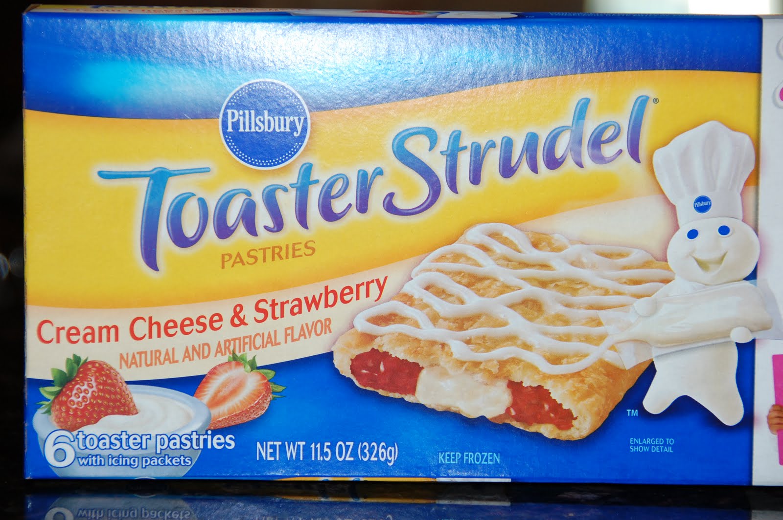 What my kids are eating Toaster strudel from Pillsbury