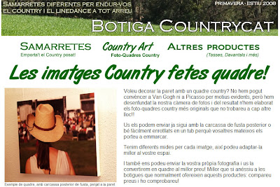 Nova Botiga Countrycat: samarretes, quadres country i bijuteria