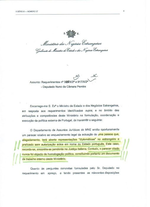 GAZZETTA UFFICIALE DELLA REPUBBLICA DI PORTOGALLO "DIARIO DA REPUBLICA" DEL 12 MAGGIO 2007! PAG.2