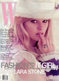 W Magazine Agosto 2009-Lara Stone