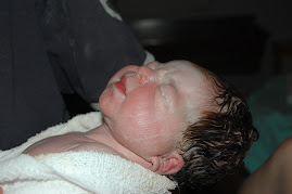Amy just after birth