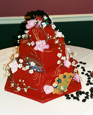 Red Wedding Cakes Pictures