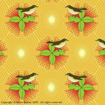 Pohutukawa Illustration