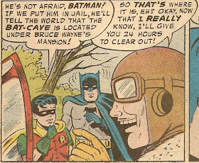 Batman's head is surrounded by stun lines because he can't believe Robin is that stupid