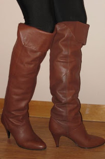 nine west thigh high boots