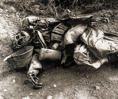 World War I German Soldier decomposed German soldier