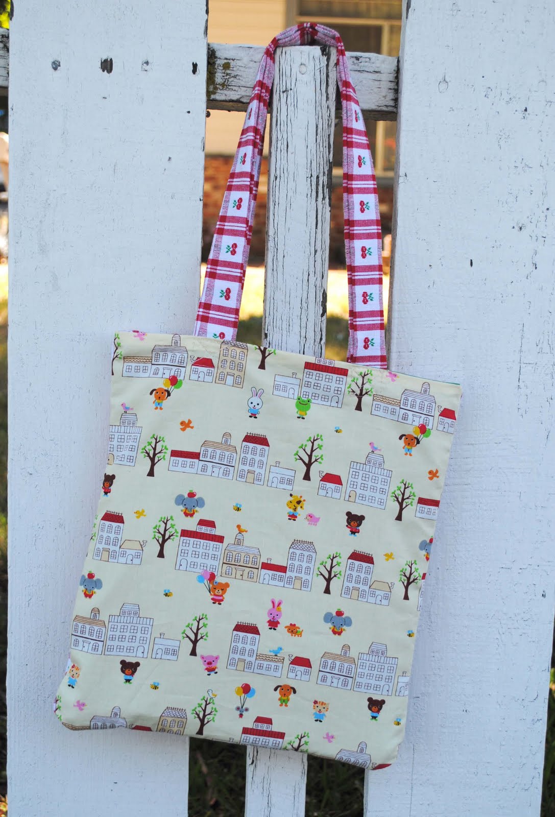 zakka life How To Sew a Picnic Blanket Tote