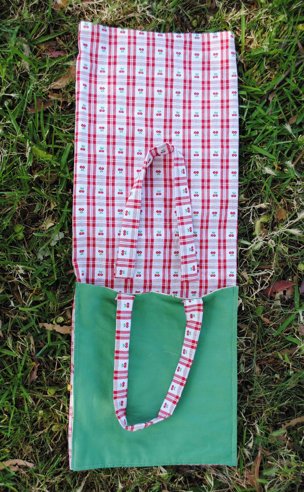 zakka life How To Sew a Picnic Blanket Tote