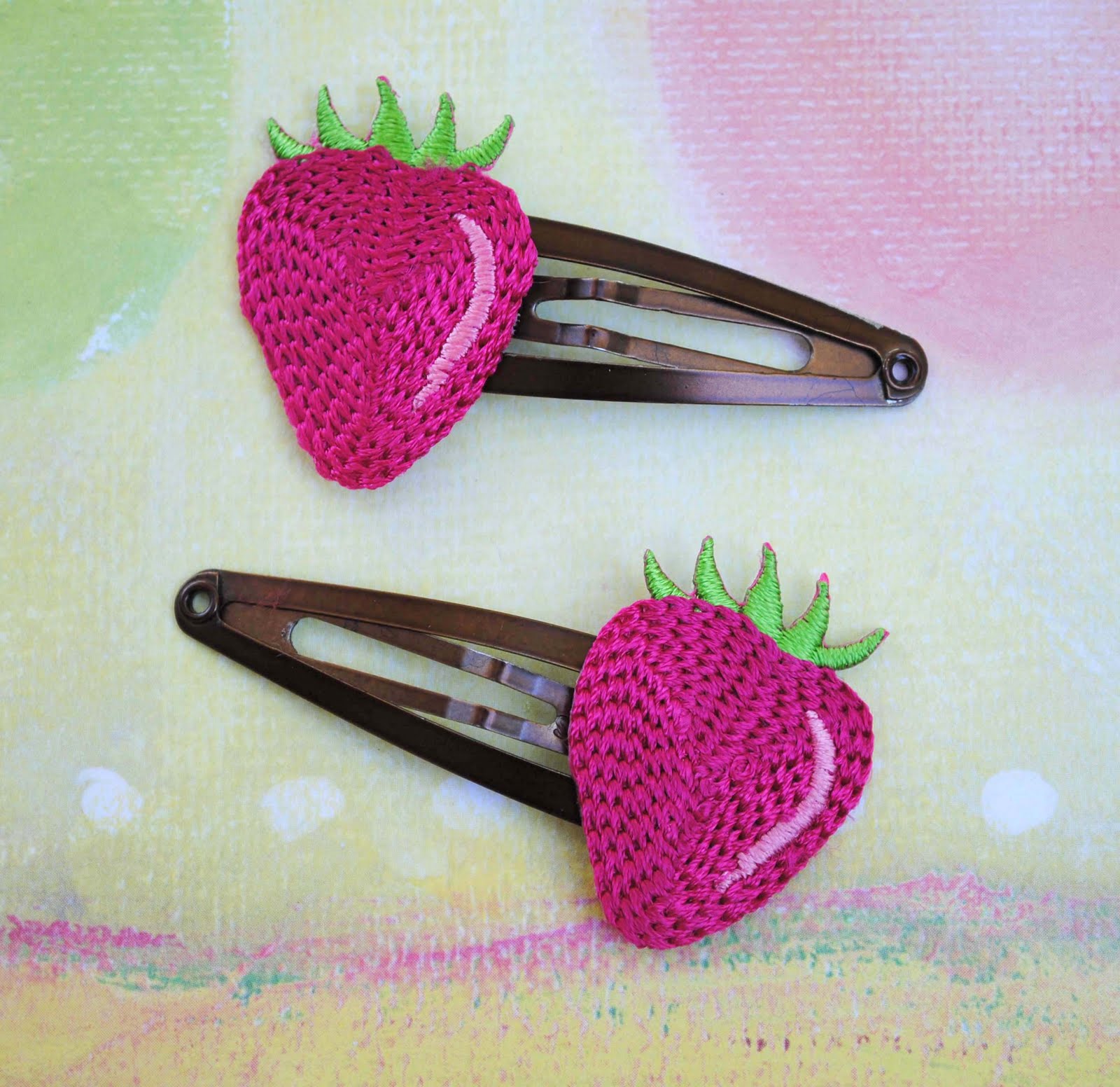 zakka life Craft Applique Patch Hair Clips