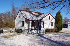 Our first snow that stuck around...