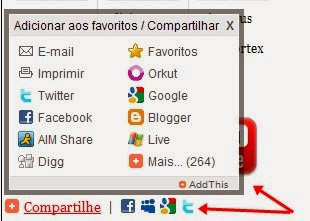 Abaixo dos posts veja !