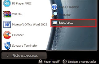 Abrindo o executar