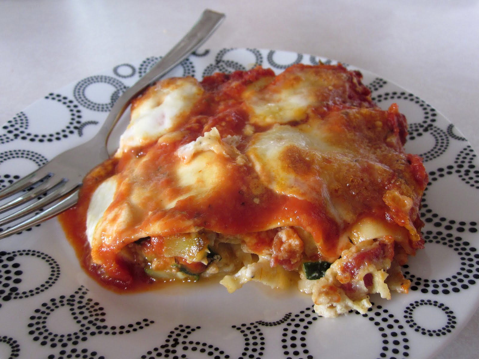 bacon lasagna