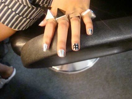 on your nail as you apply nail designs for short nails. on your nail as you apply
