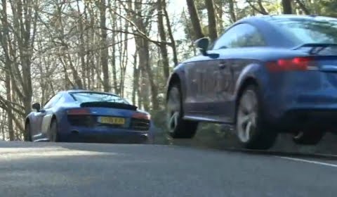 Audi R8 V10 vs Audi TT-RS audi tt blogspotcom. Audi R8 V10 vs Audi TT-RS