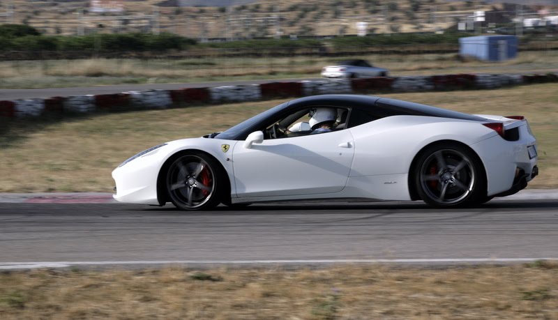 White Black Ferrari 458 Italia on Track LeftLaneLifecom Forums for 