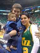 The Hoffmans at a Jazz Game