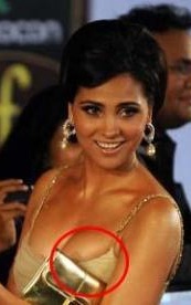 Filmy Castle Lara Dutta S Wardrobe Malfunction