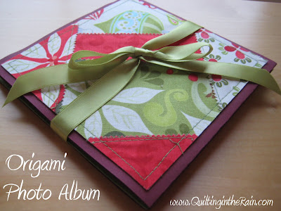 Quilting Tutorials and Fabric Creations - Quilting in the Rain - Origami Photo Album