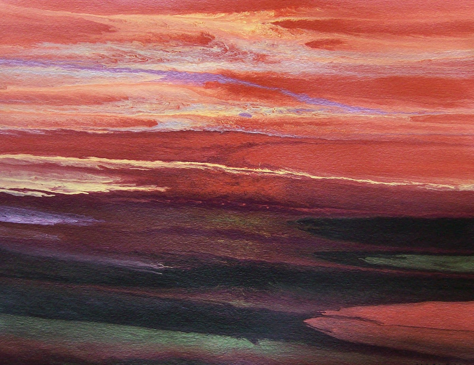 Sunset Abstract Painting