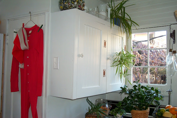 laundry room at Christmas time