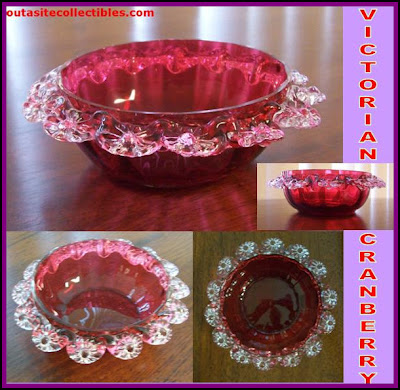 Antique Cranberry Glass