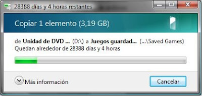 28388 días en copiar un juego El largo adios de Windows Vista