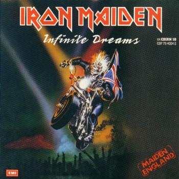 Portada Iron Maiden single infinite dreams live