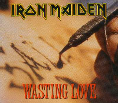 Portada Iron Maiden wasting love