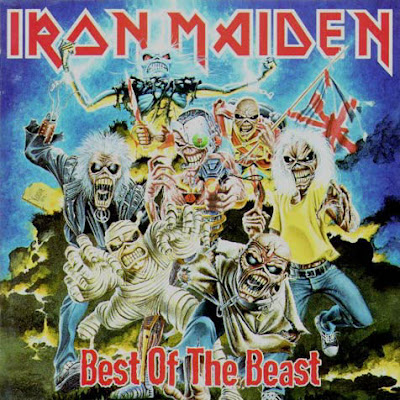 Portada Iron Maiden best of the beast