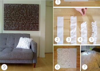 Diy Ruffle Pillow Say Yes