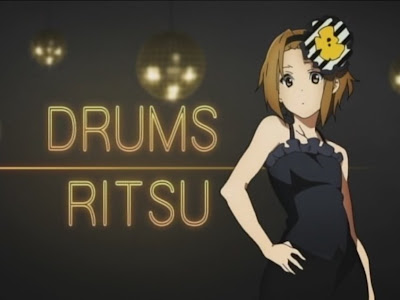 K-ON! ~>ω<~ Ritsu+Drums
