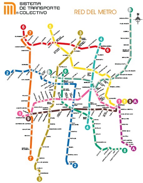 City map Mexico City PDF