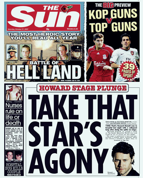 a2 media coursework blog newspaper layout examples newspaper front page example