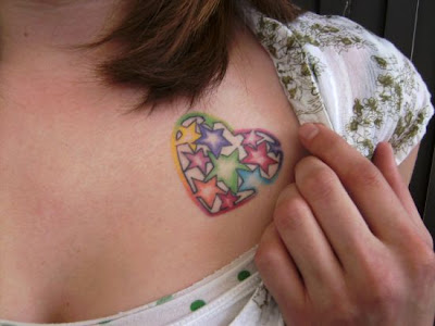 star tattoo, colorful rainbow rainbow tattoo. star tattoo, colorful rainbow