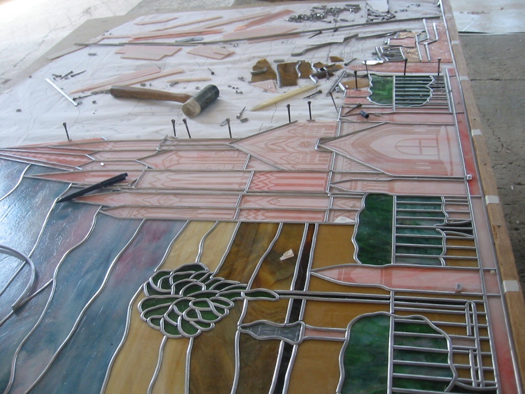 sual vitrales Procesos de vitrales / Stained glass process