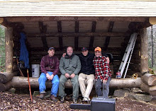 Lean-to is finished on Big Rock!