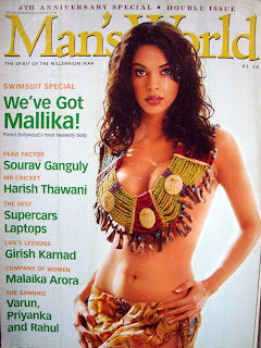 Man's World, March 2005. Featuring Mallika Sherawat Man's World, March 2005. Featuring Mallika Sherawat