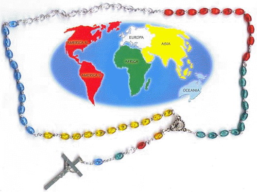 ... aqui les presento el rosario misionero para trabajar con los jovenes