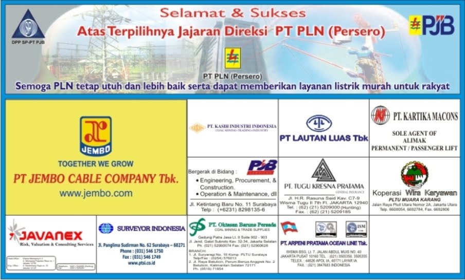 IKLAN PENGANGKATAN JAJARAN DIREKSI