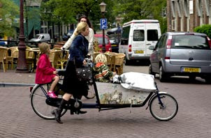 bici in città Amsterdam