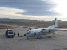 The Fokker 27 we flew on from Com. Ria. to Ushuaia