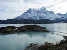 Stunning view of Lago Pehoe and hotel