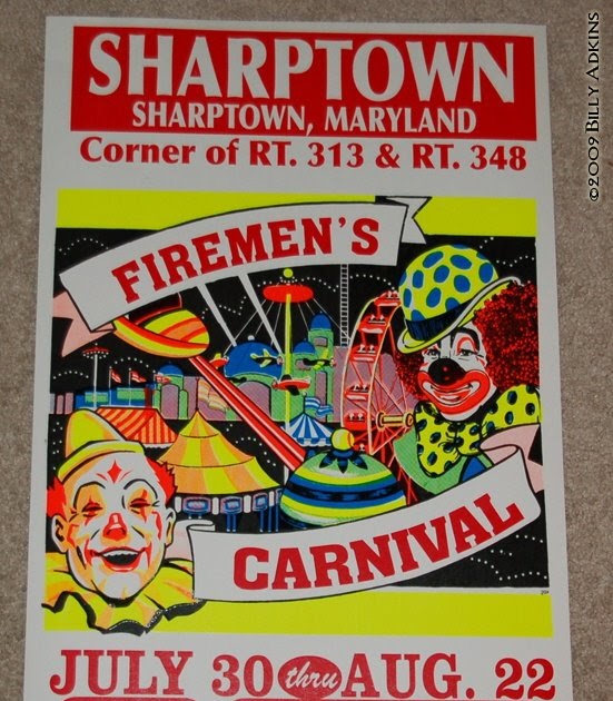 THE BALLOON MAN SHARPTOWN. MD FIREMAN'S CARNIVAL