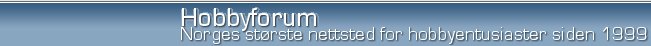 Hobbyforums blogg