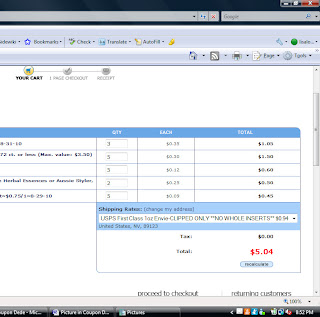 coupons by dede those too!