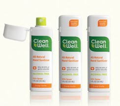Cleanwell All Natural Hand Sanitizer Spray Alcohol Free Cleanwell All Natural Hand Sanitizer Spray Alcohol Free