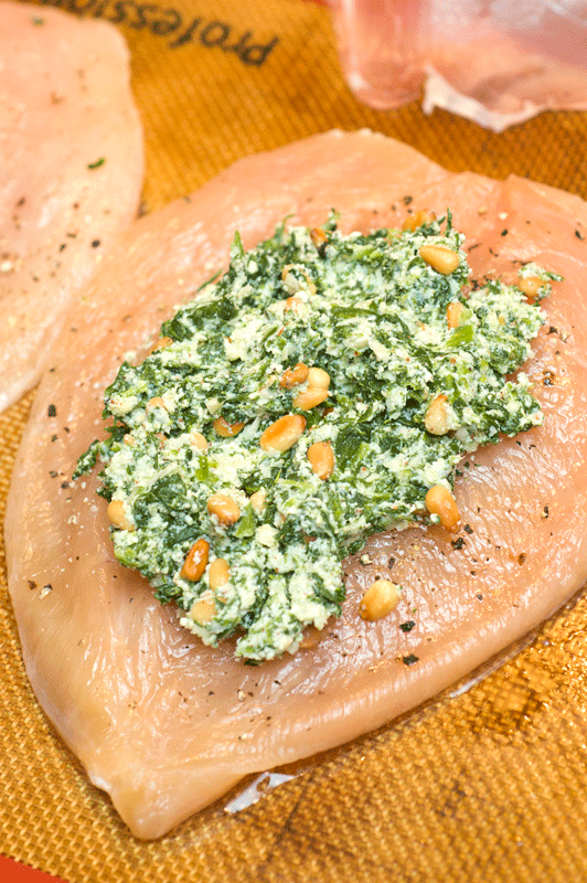 Florentine Prosciutto Wrapped Chicken